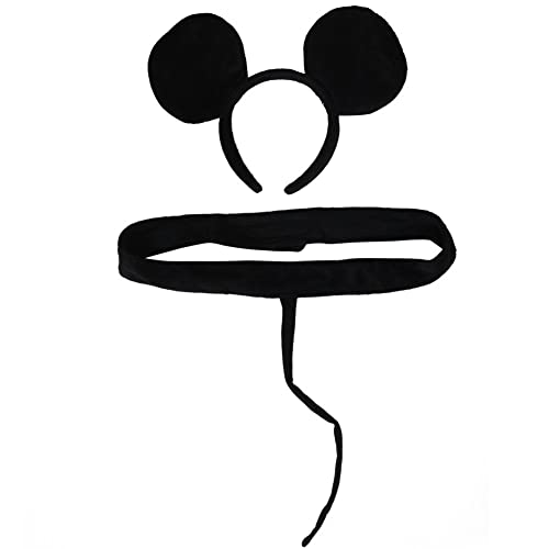 Mouse Headband Ears and Tail