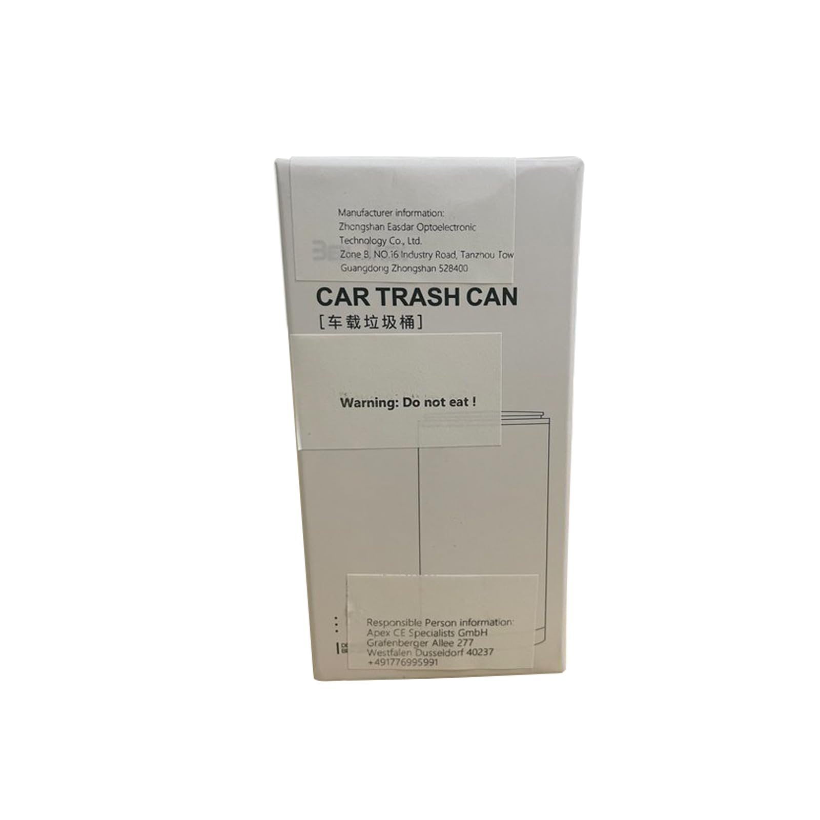 Premium Alloy Car Cup Holder Tissues Box - Detachable & Easy to Clean (5.23