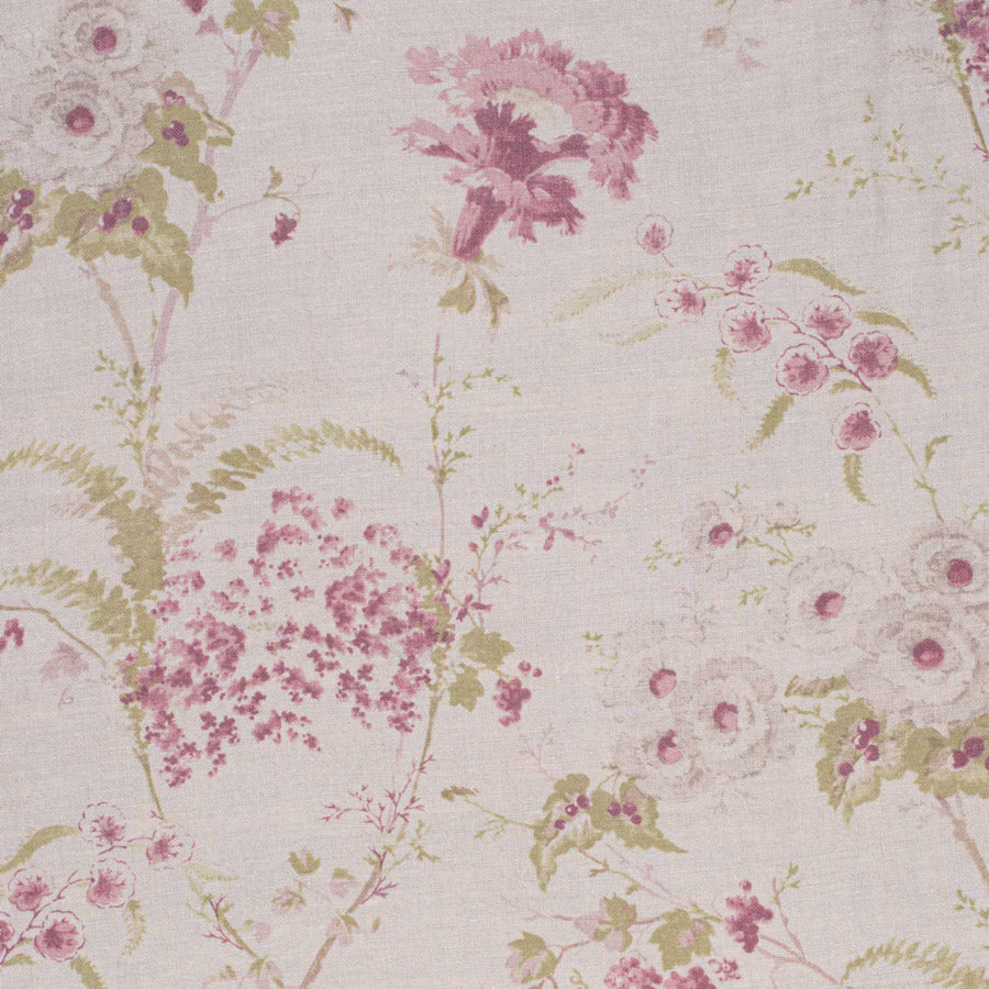 Vintage Raspberry Linen Fabric Samples - Premium Cotton Blend for DIY Sewing, Quilting & Home Decor Projects - Perfect for Curtains, Table Runners & Crafting