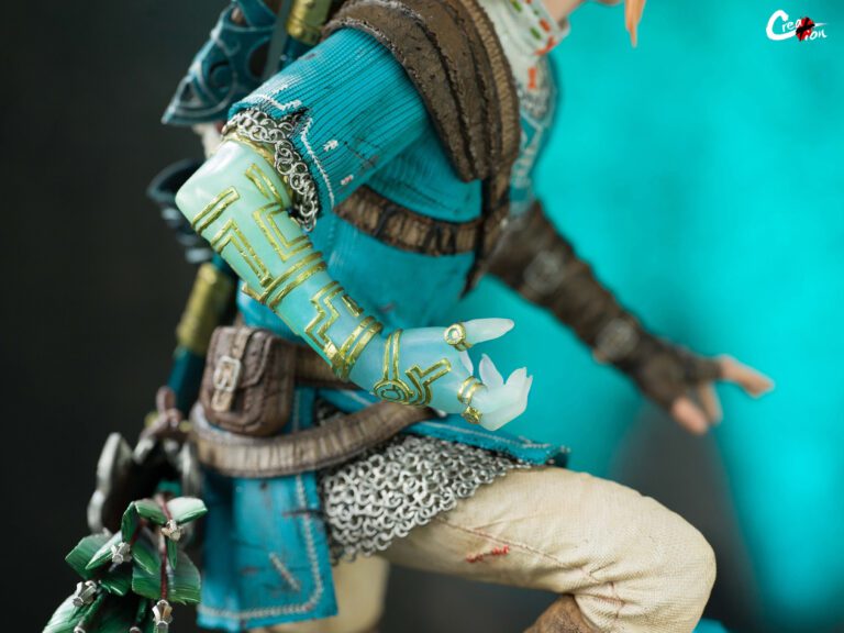 Creation Studio Link The Legend of Zelda Link Action Figure - Collectible Video Game Character Statue for Nintendo Fans | Perfect for Display, Gaming Room Decor, and Gift for Zelda Lovers