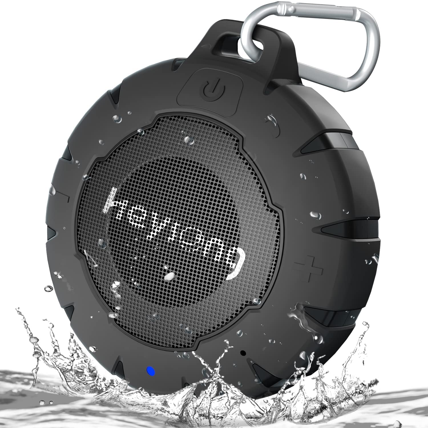 HEYSONG IP67 Waterproof Bluetooth Shower Speaker - 15 Hours Playtime, Wireless Portable Speaker with Loud Stereo Sound - Perfect for Pool, Beach, Hiking, Boat, Bike & Kayak - Great Gift for Men & Outdoor Enthusiasts