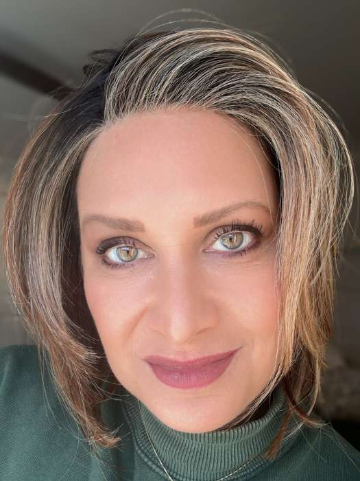 Bona Vita Synthetic Lace Front Wig with Mono Part - Natural Looking Human Hair Wig for Women | Perfect for Daily Wear, Cosplay & Special Occasions
