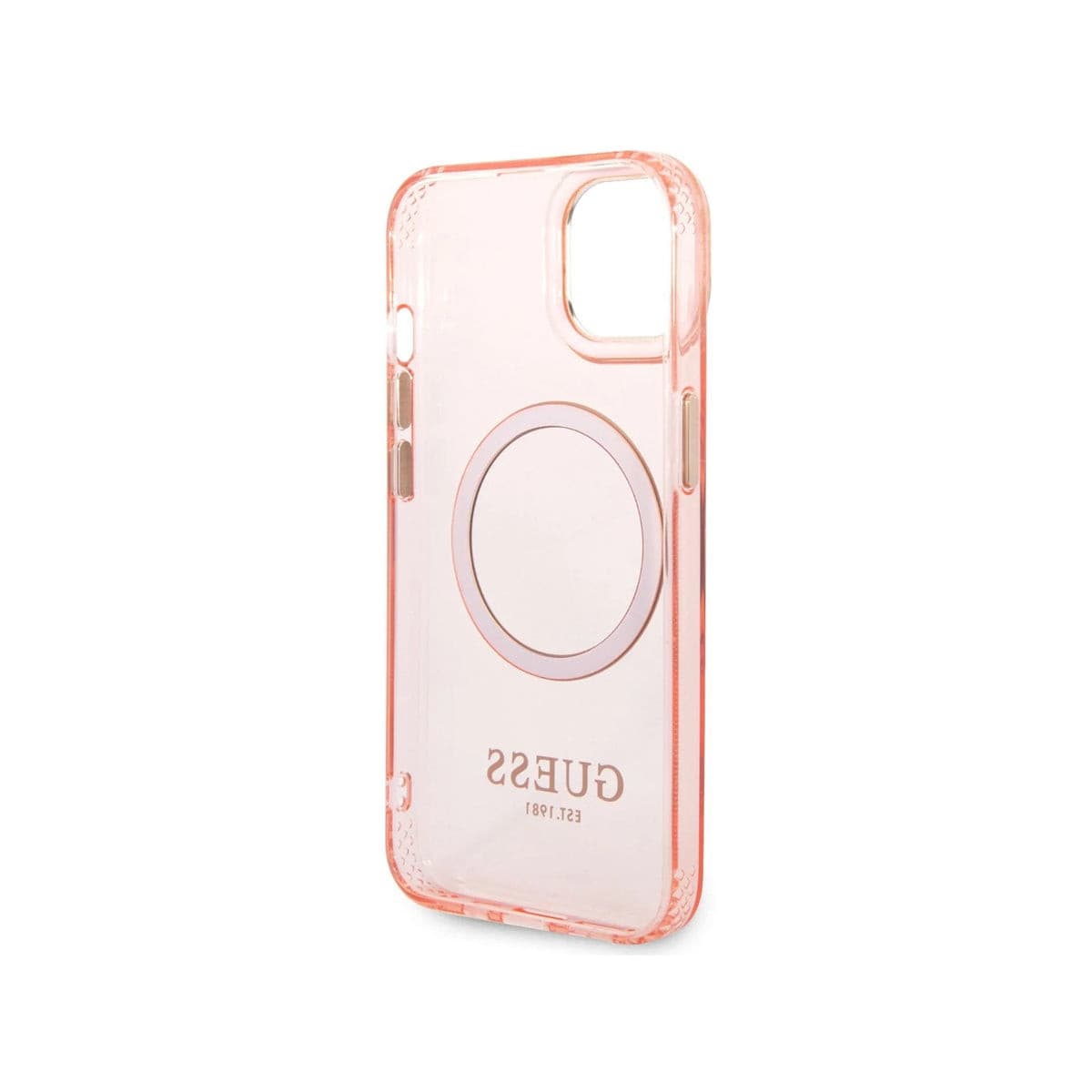 GUESS iPhone 14 Plus Ring Edition Phone Case - Slim Protective Cover with Finger Strap for Women & Men - Perfect for Work, Travel, and Daily Use