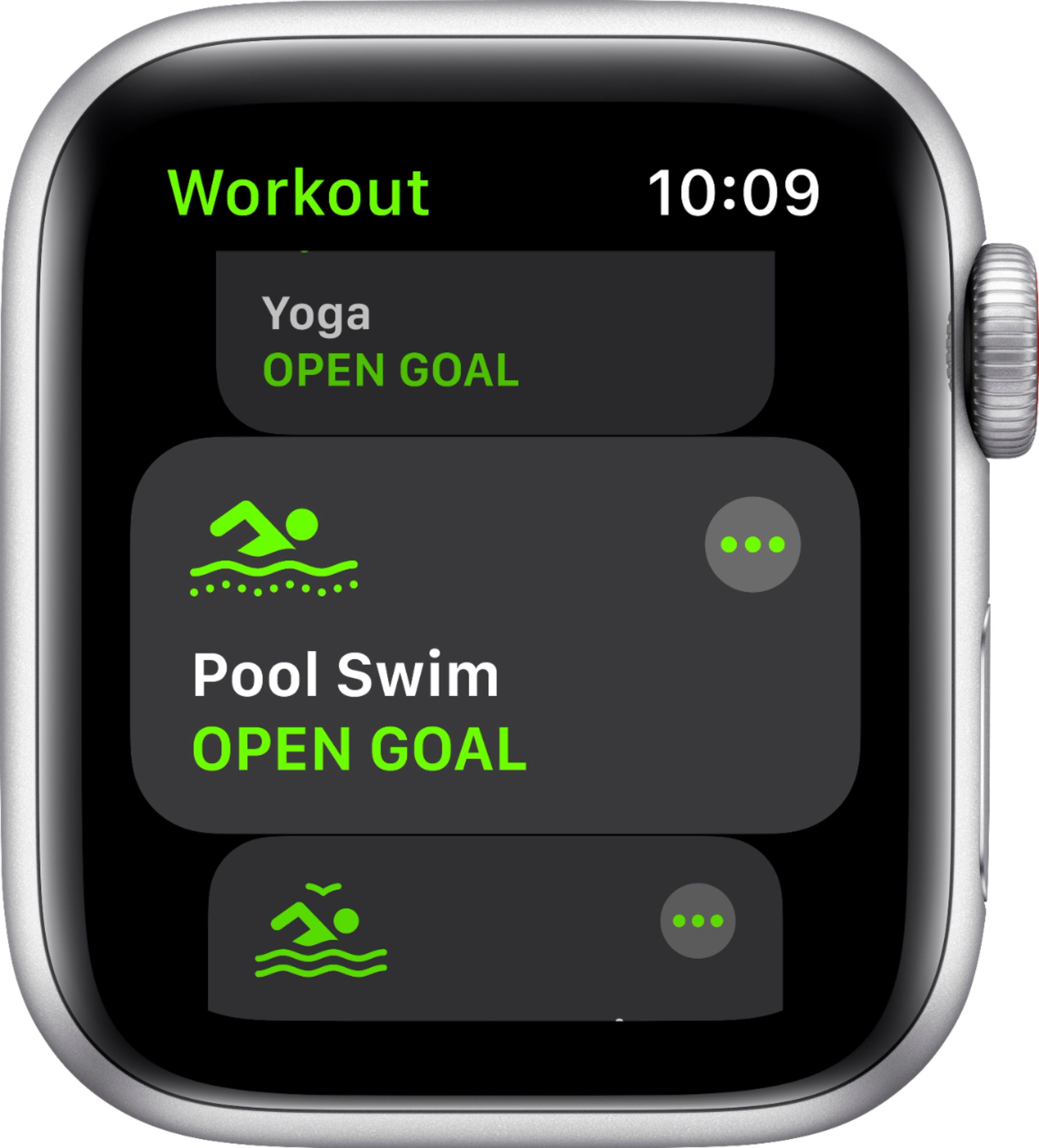 Apple Watch SE 40mm (GPS + Cellular) Silver Aluminum Case with Deep Navy Blue Sport Band - Smartwatch for Fitness Tracking, Calls & Notifications - Perfect for Running, Swimming & Daily Use