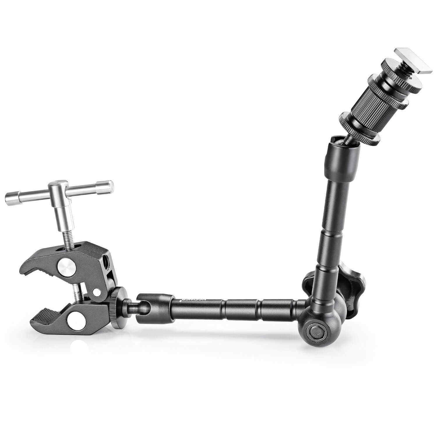 Magic Arm Kit with Crab Claw - Adjustable Camera Mount for DSLR, Smartphone & GoPro - Perfect for Vlogging, Photography & Video Shooting