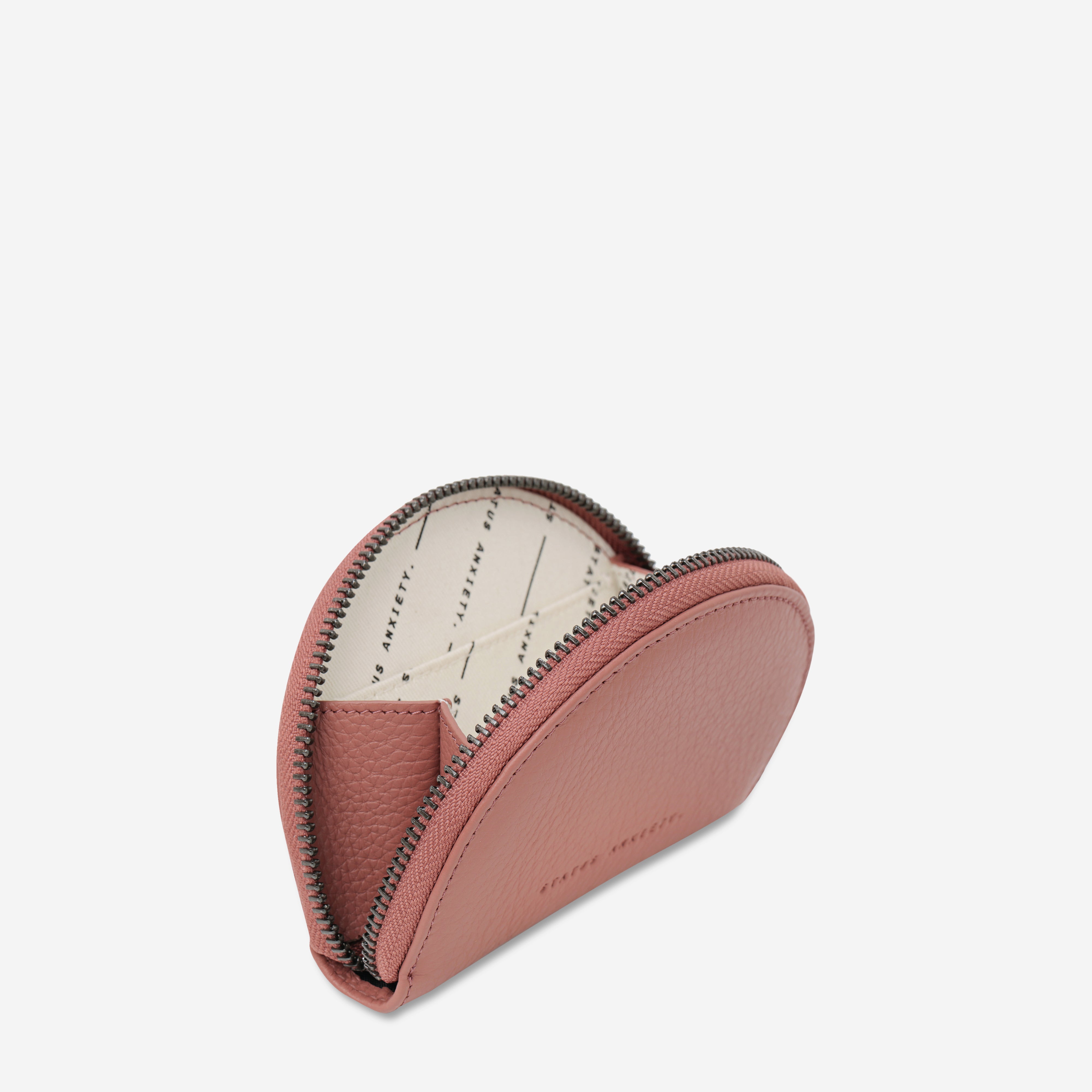 Lucid Wallet for Women - Slim RFID Blocking Leather Wallet in Dusty Rose | Perfect for Everyday Use, Travel & Gift Giving