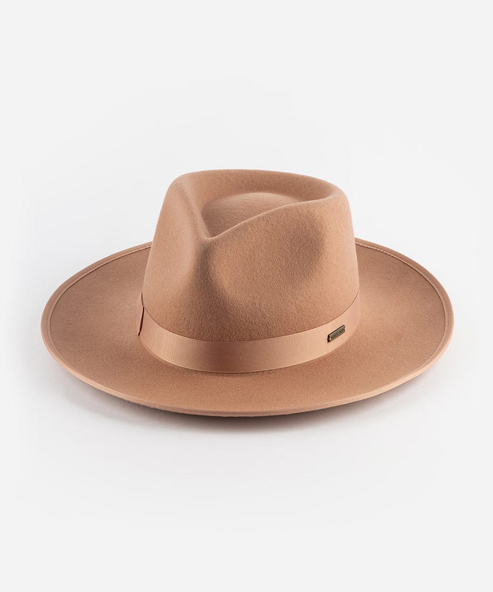 Monroe Rancher Fedora Hat for Men & Women - Western Style Cowboy Hat with Wide Brim - Perfect for Outdoor, Rodeo, and Country Music Events