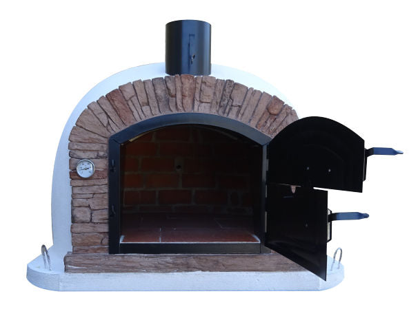 Premium VENTURA SIERRA Outdoor Pizza Oven - Portable Wood Fired Pizza Maker for Backyard, Camping & Patio Cooking | Perfect for Homemade Pizza, Bread & Roasting