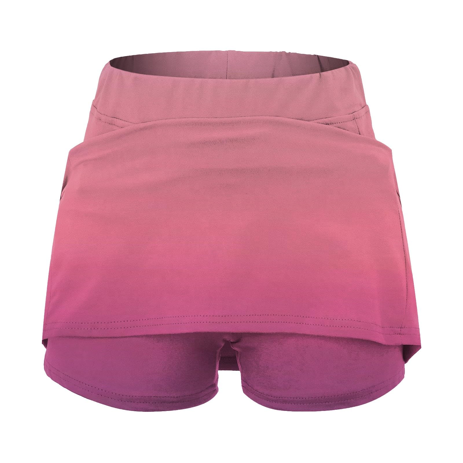 Plus Size Skorts for Women - High Waisted Tummy Control Athletic Skirt with Pockets - Lightweight Tennis Golf Workout Skorts - Perfect for Sports, Yoga & Casual Wear