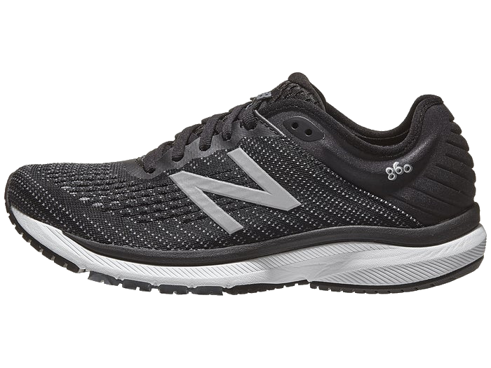 New Balance Women's 860v10 Running Shoes - Black/Gunmetal/Lead - Stability & Support for Road Running, Jogging, Gym Workouts