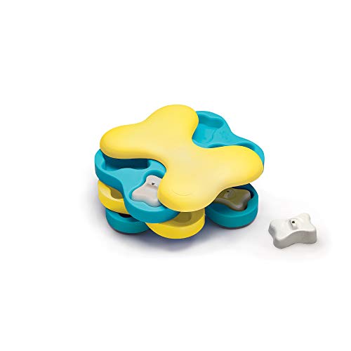 Nina Ottoson Tornado Treat Puzzle Dog Toy - Interactive Treat Dispenser for Mental Stimulation & Slow Feeding - Perfect for Boredom Relief & Training for Small to Medium Dogs