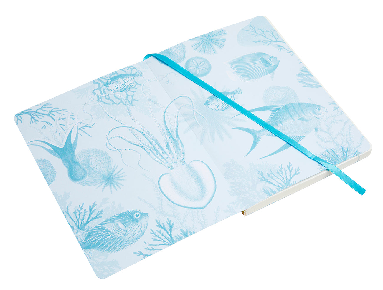 Art of Nature: Under the Sea Softcover Notebook with Elastic Band - Ocean Themed Journal for Writing, Sketching & Note Taking - Perfect for Travel, School & Creative Projects