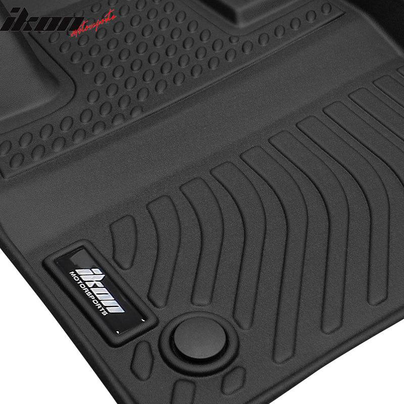 2020-2024 Ford Explorer 7-Seater Custom 3D Molded Floor Mats - All-Weather TPE Liners for 1st, 2nd & 3rd Row Protection (4-Piece Set) - Perfect for Family Road Trips, Daily Commutes & Off-Road Adventures