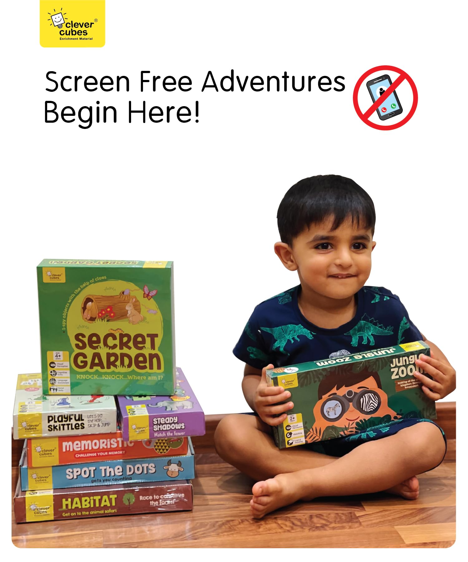 Clever Cubes Amusing Animals - Fun & Educational Activity Games for Kids | Perfect Birthday Party Favors, Classroom Rewards & Learning Gifts