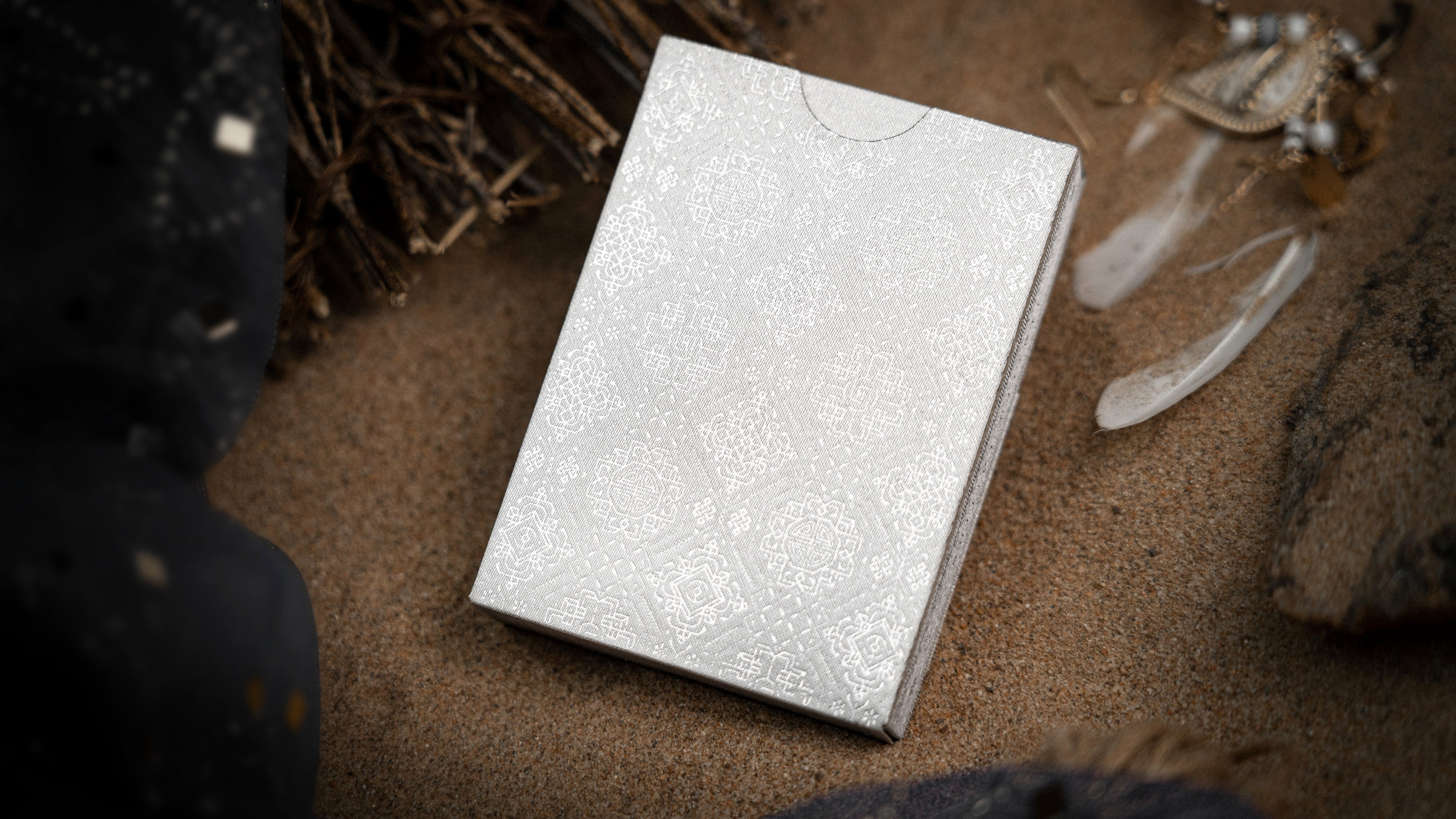 Premium Silk Wooden Boxset by Ark Playing Cards - Luxury Collectible Card Holder for Poker, Magic, and Gift Giving