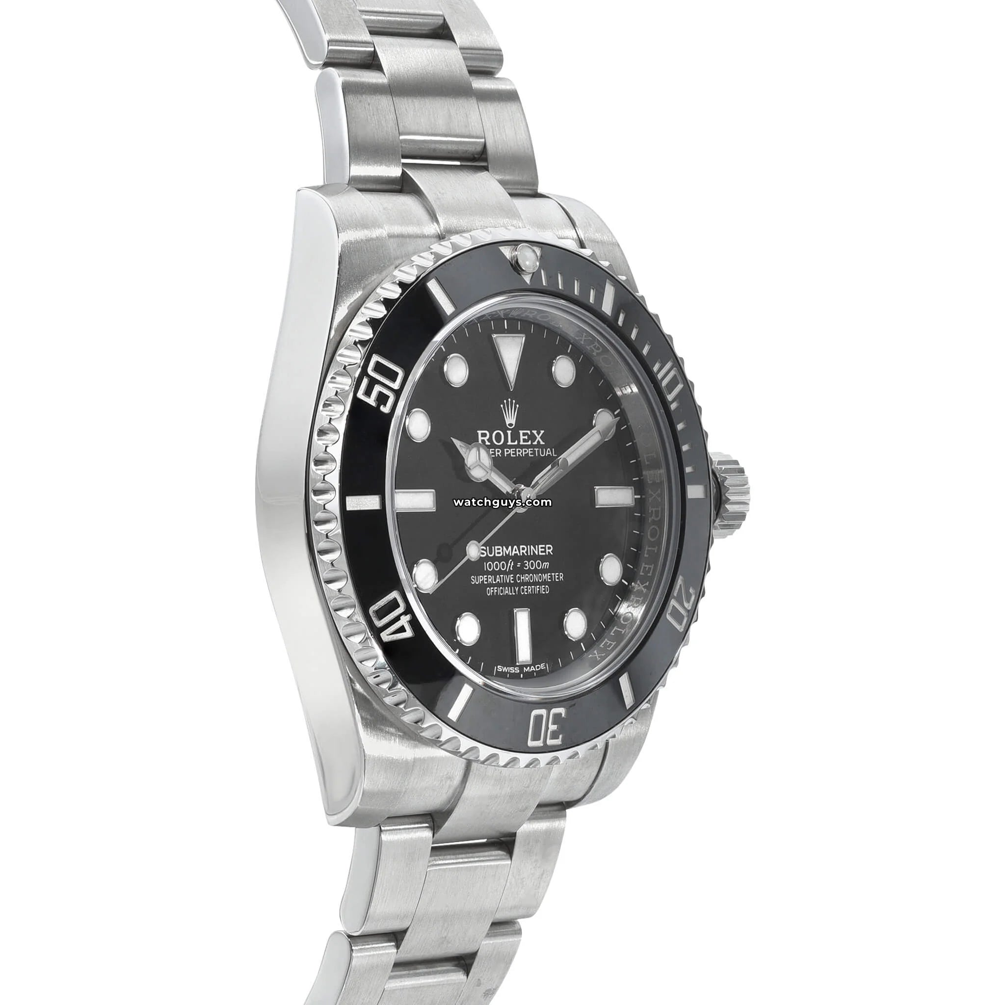 Rolex Submariner 114060 Men's Luxury Dive Watch - Stainless Steel, Black Dial, Waterproof 300m - Perfect for Diving, Swimming & Everyday Wear