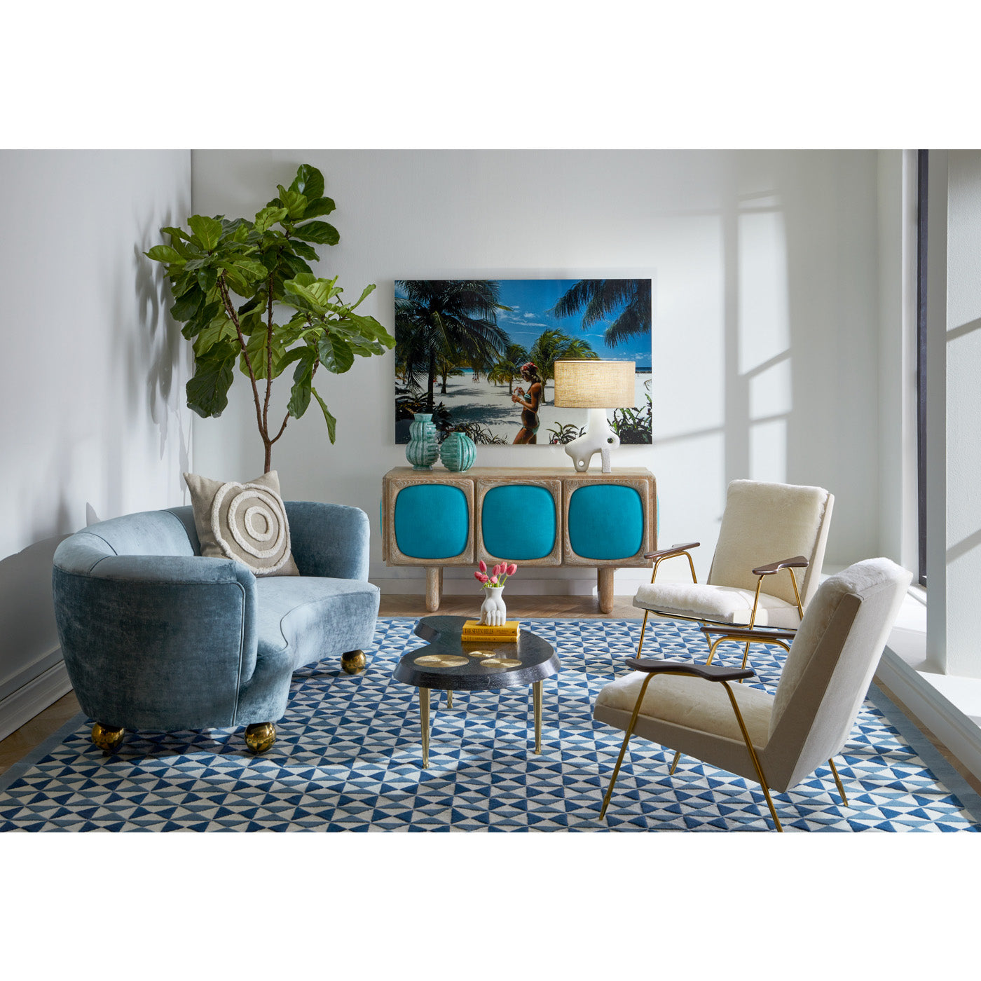 Modern Parker Curved Sofa - Comfortable L-Shaped Sectional Couch with Pillows for Living Room, Lounge & Family Room - Perfect for Small Spaces and Home Theater Seating