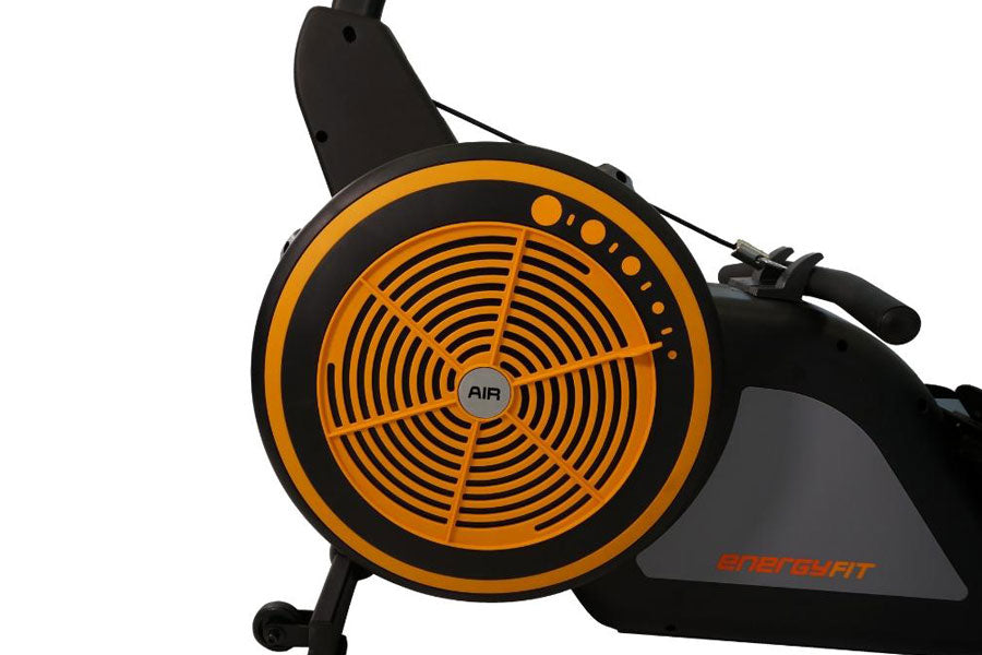 SKI ROW AIR Rowing Machine - Premium Home Fitness Equipment for Full Body Workout | Perfect for Indoor Cardio Training & Strength Building