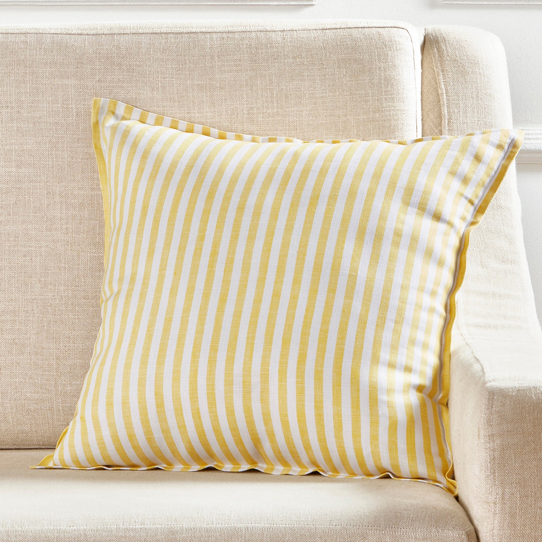 Sage and White Amalfi Stripe