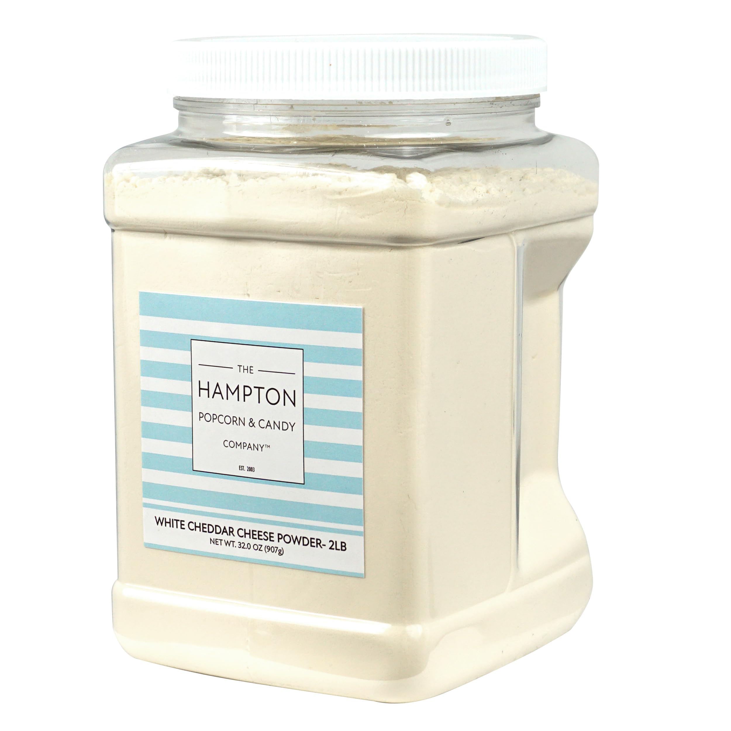 Premium White Cheddar Cheese Powder - 2lb Resealable Jar | Popcorn Seasoning, Pasta Topping & Cheese Sauce Mix | Perfect for Snacks, Cooking & Baking