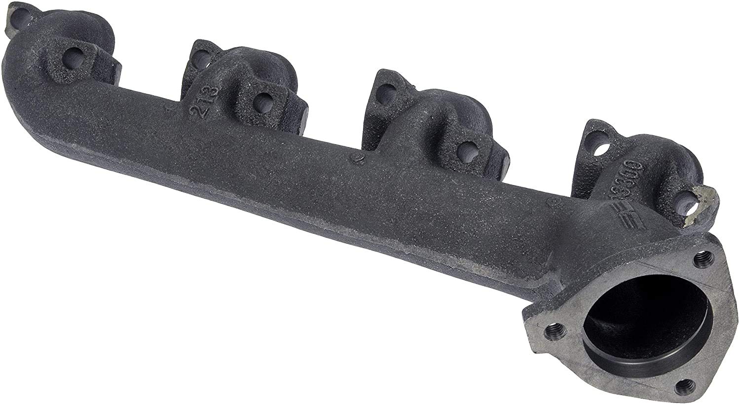APDTY 785581 Exhaust Manifold Cast Iron Assembly for 6.5L Detroit Diesel Engine - Left/Driver Side Replacement Part | Heavy Duty Truck & Marine Applications