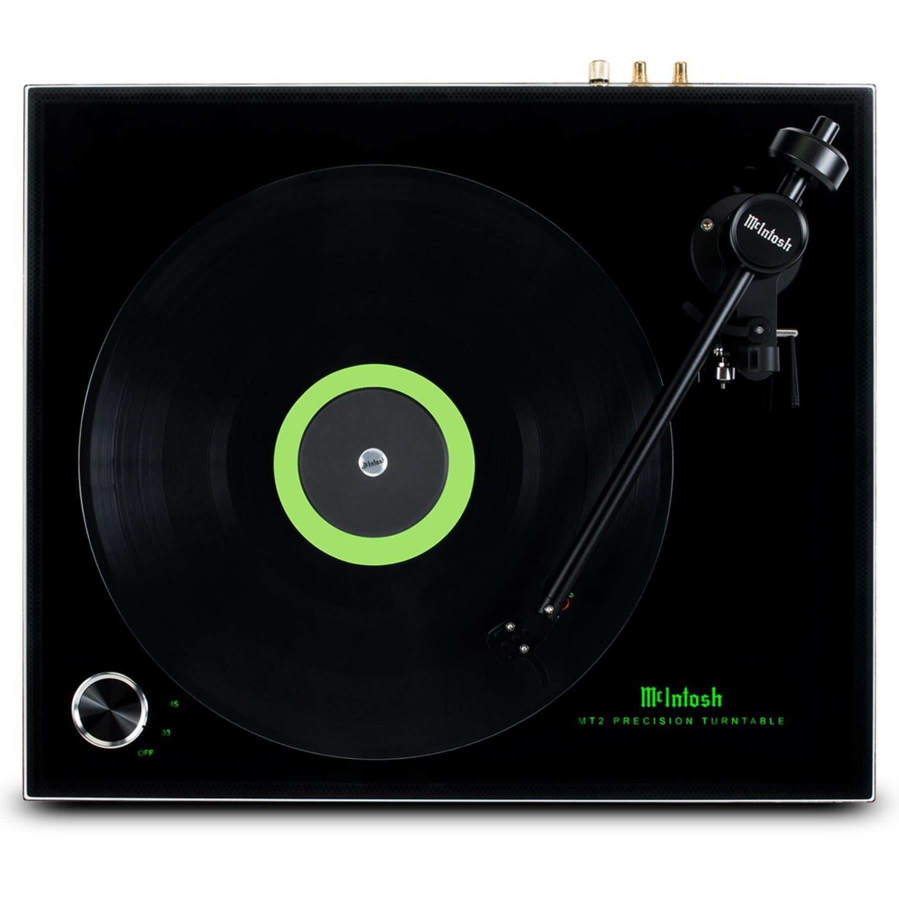 McIntosh MT2 Precision Turntable - High-End Audiophile Vinyl Record Player with Adjustable Tonearm & Anti-Vibration Design | Perfect for Home Audio Systems & Music Enthusiasts