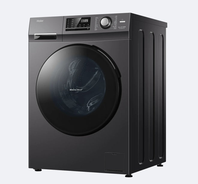 Haier EG100MATE2S 10kg Front Load Washing Machine - BLDC Direct Drive Motor, 1 Year Warranty, 3-Pin Plug - Perfect for Apartments, Laundromats & Small Homes