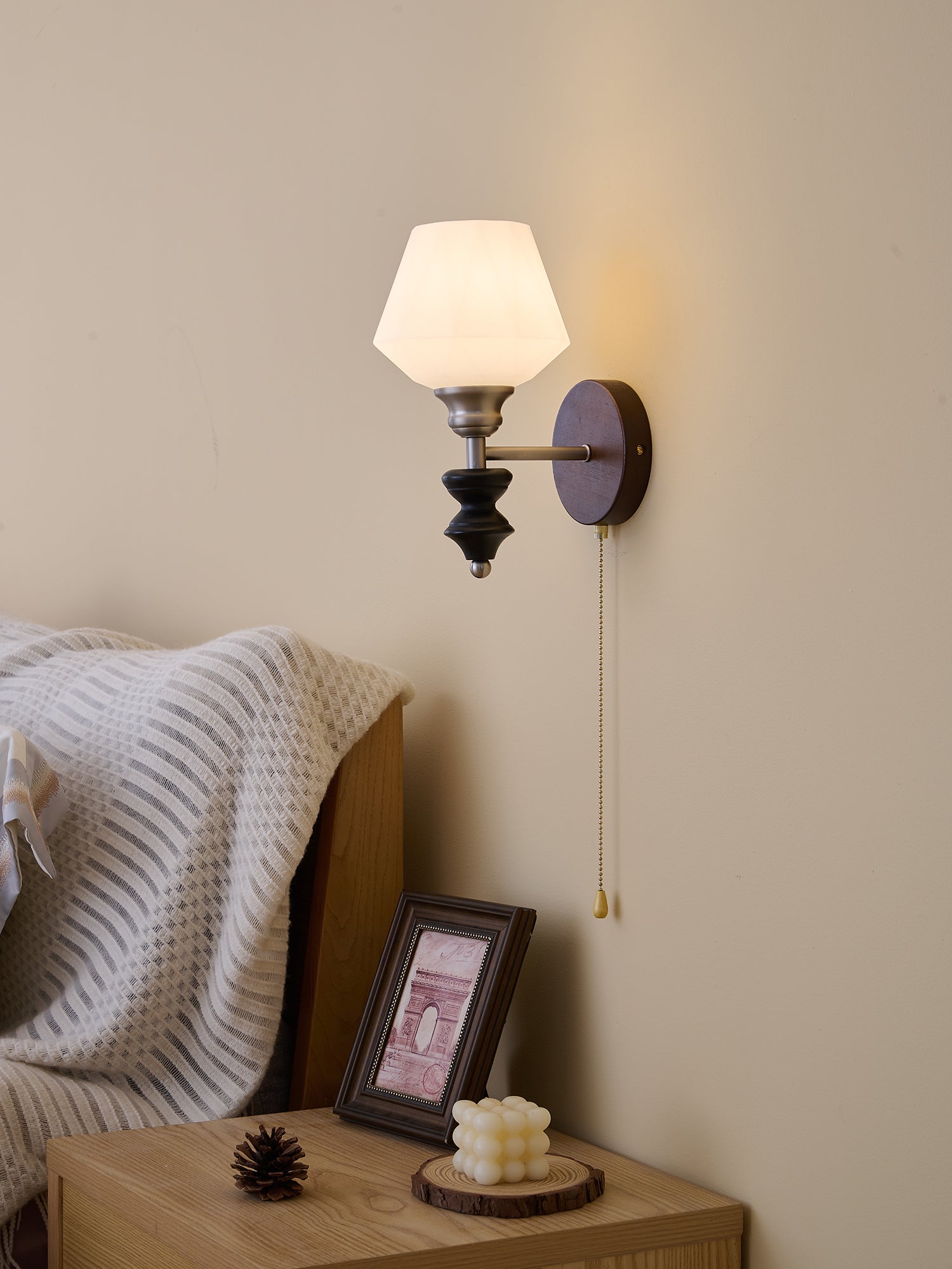 Lucille Wall Lamp - Modern LED Sconce Light Fixture for Bedroom, Living Room & Hallway | Energy-Efficient Indoor Lighting for Home Decor