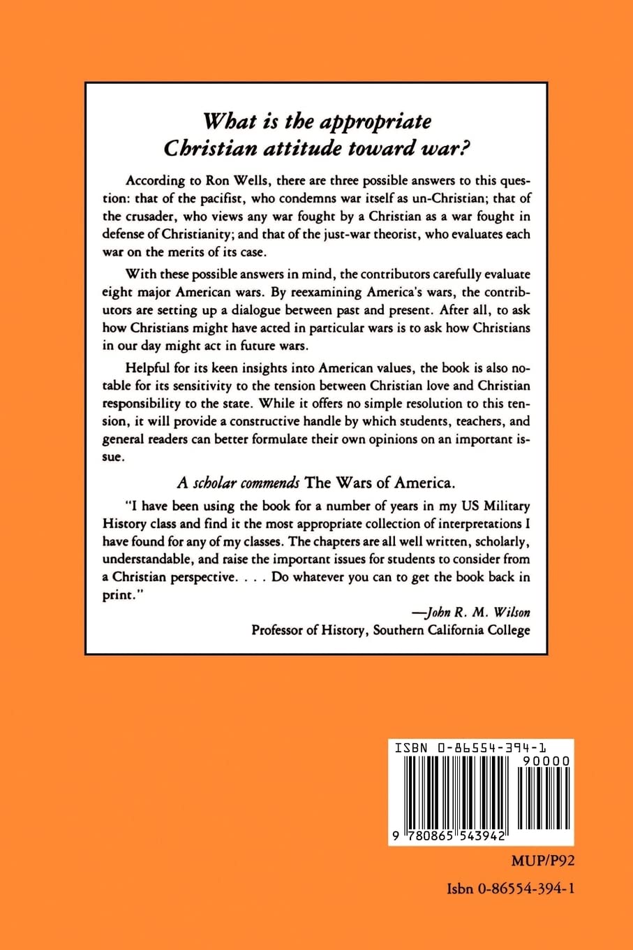 Christian Perspectives on The Wars of America - Historical Analysis & Faith-Based Insights | Perfect for Bible Study Groups & American History Enthusiasts