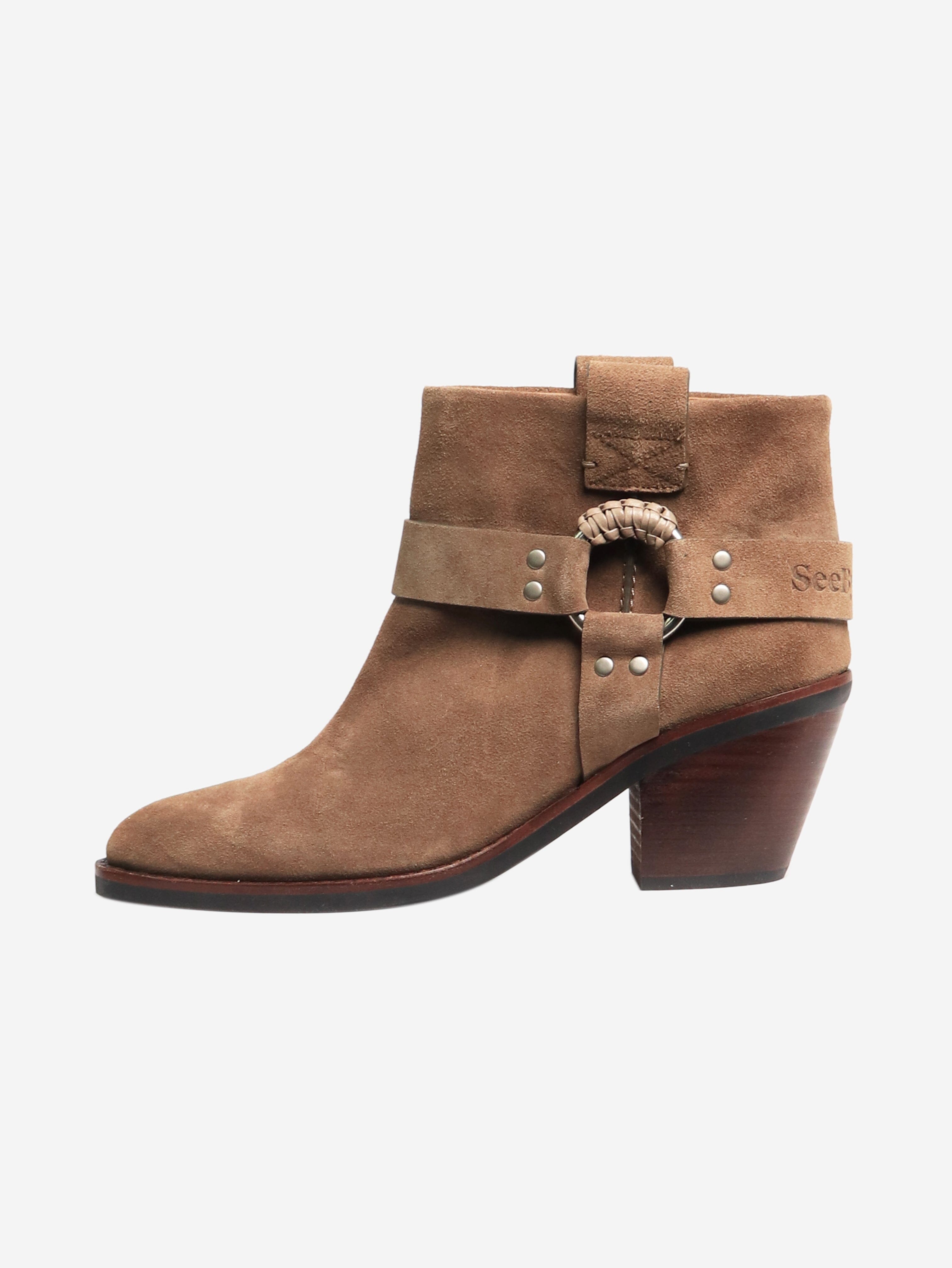 Stylish Brown Suede Ankle Boots for Women - EU 41 (UK 8) - Perfect for Fall Fashion, Casual Outfits & Everyday Wear