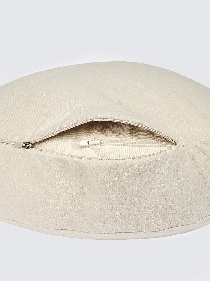 Manduka Round Meditation Cushion - Premium Zafu Yoga Pillow for Meditation & Mindfulness Practice - Ideal for Home, Studio & Outdoor Yoga Sessions