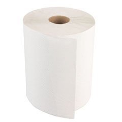 Boardwalk 6254 White 1-Ply Hardwound Paper Towel Rolls - 8