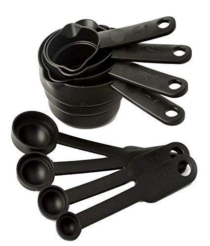 Premium 8-Piece Measuring Spoon Set for Baking & Cooking - Stainless Steel Kitchen Utensils - Perfect for Measuring Spices, Flour, Sugar & More - Ideal for Home Bakers & Professional Chefs