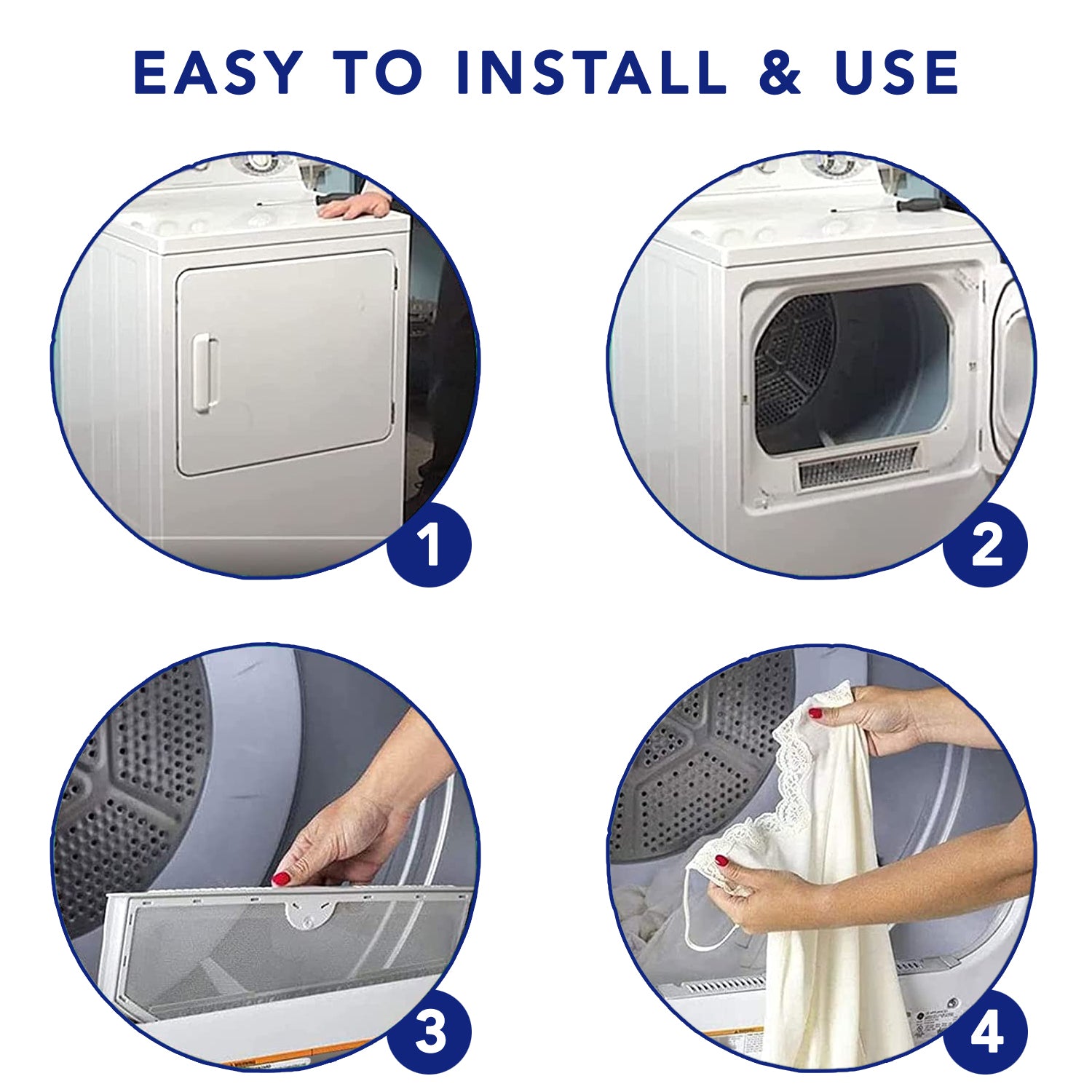 MaximalPower DC97 16742A Replacement Dryer Lint Filter Screen Compatible with Samsung Dryers - High Efficiency Dust Trapping for Laundry Room & Home Appliance Maintenance