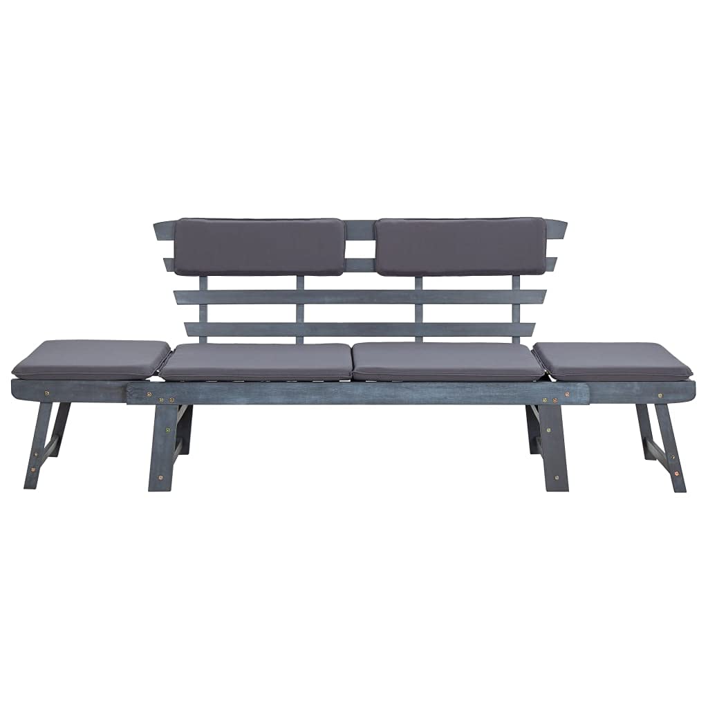 Convertible Outdoor Sofa Bench - 74.8