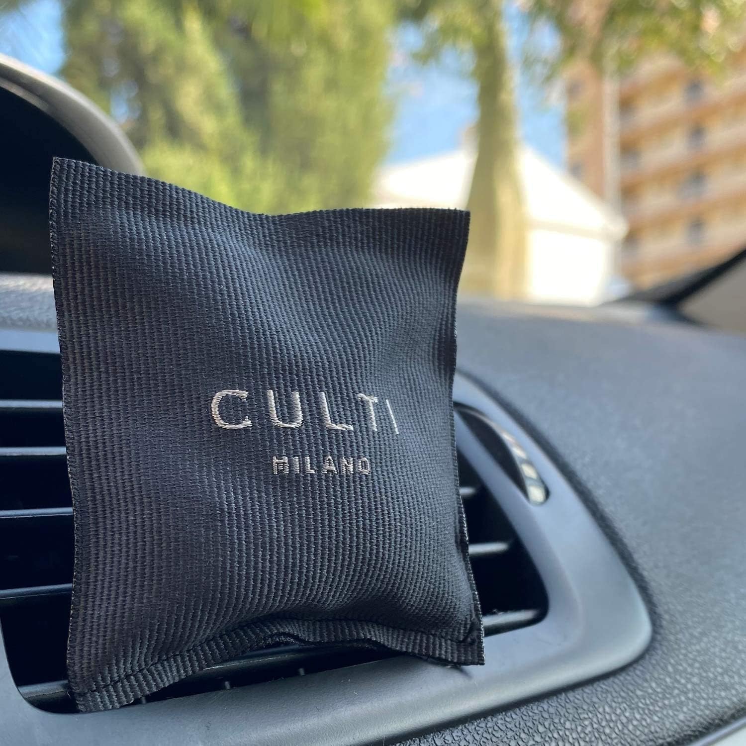 Luxury Italian Car Air Freshener Diffuser - Culti Milano Aramara Scent with Vent Clip | Premium Car Fragrance for Sedans, SUVs & Office Spaces