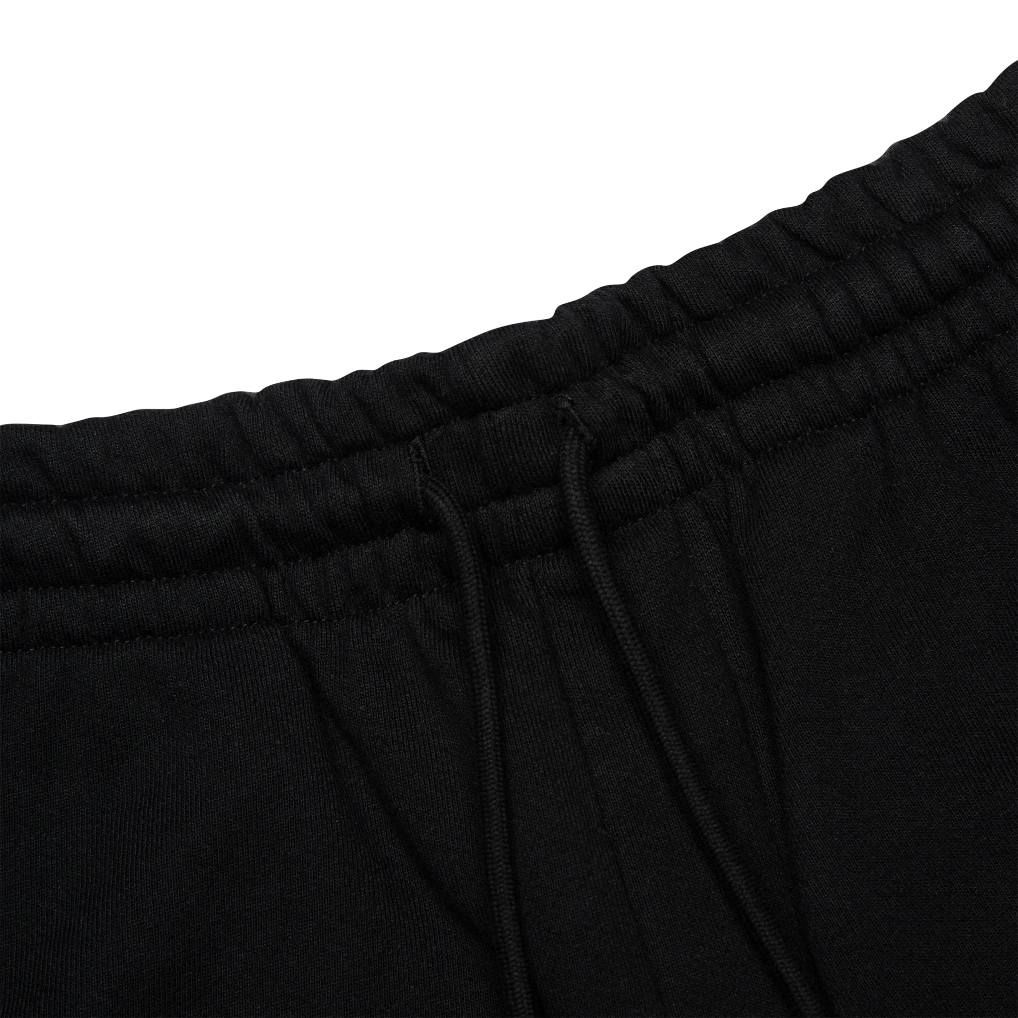 Denim Tears Denim University Black Sweat Shorts for Men - Comfortable Cotton Casual Shorts for Summer, Gym, and Streetwear Fashion
