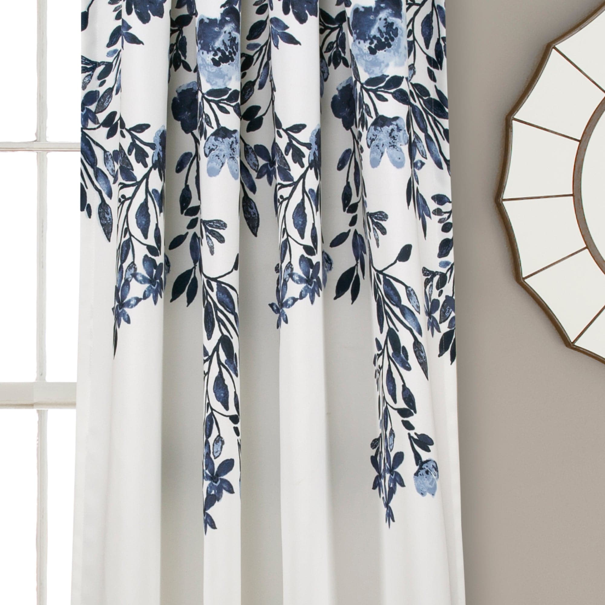 Tanisha Light Filtering Window Curtain Panel Set - Soft Sheer Drapes for Living Room & Bedroom - Blackout Privacy & UV Protection - 84 Inch Length (2 Panels)