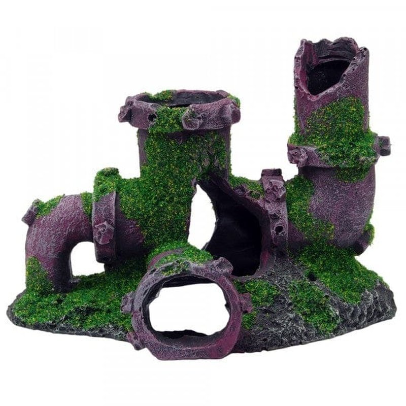 Premium Bioscape Moss Water Pipes - Large 19 x 13cm Glass Bong for Smooth Smoking | Perfect for Home Use, Parties & Relaxation Sessions