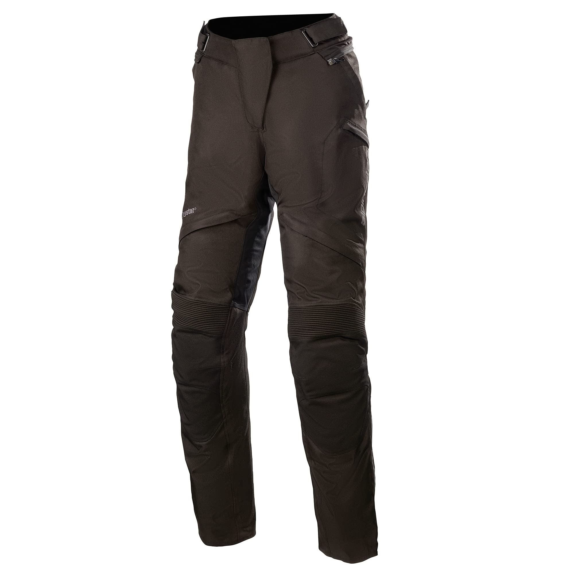 Alpinestars Stella Gravity Drystar Women's Motorcycle Pants - X-Large, Black/Black - Waterproof & Breathable Riding Gear for Adventure & Commuting