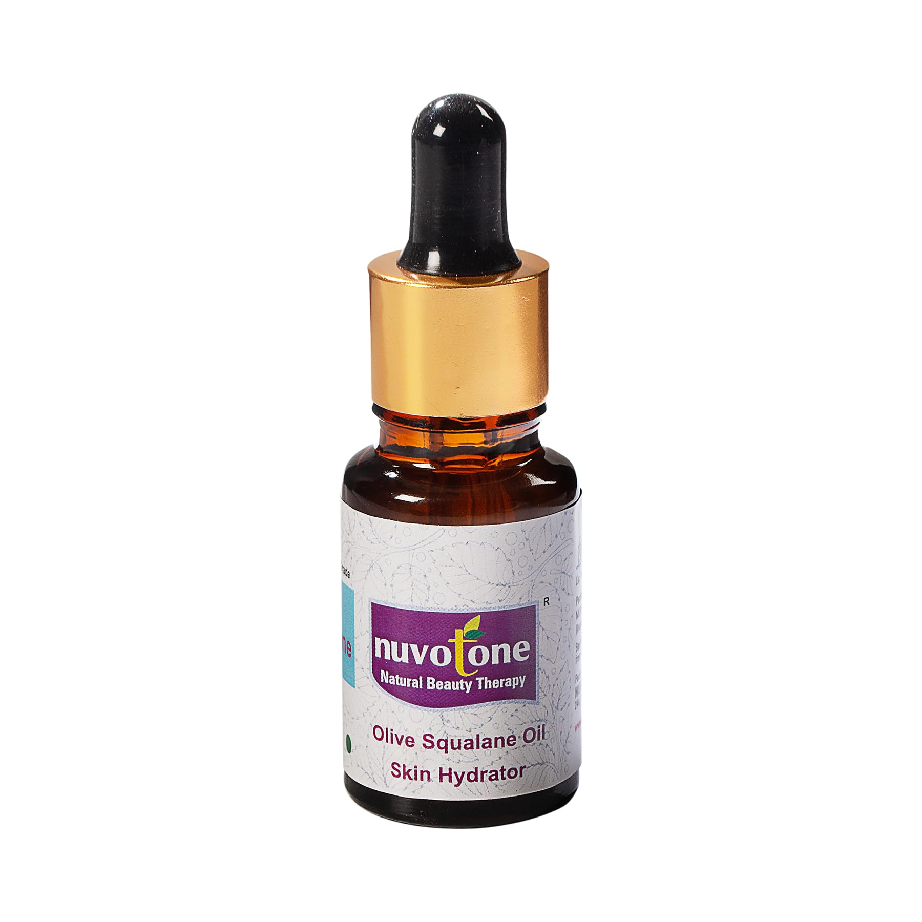 Nuvotone Olive Squalane Body Oil for Hair Growth & Skin Care - Hydrates, Reduces Fine Lines & Wrinkles, Perfect Makeup Primer - Ideal for Daily Moisturizing, Anti-Aging Routine & Pre-Makeup Prep