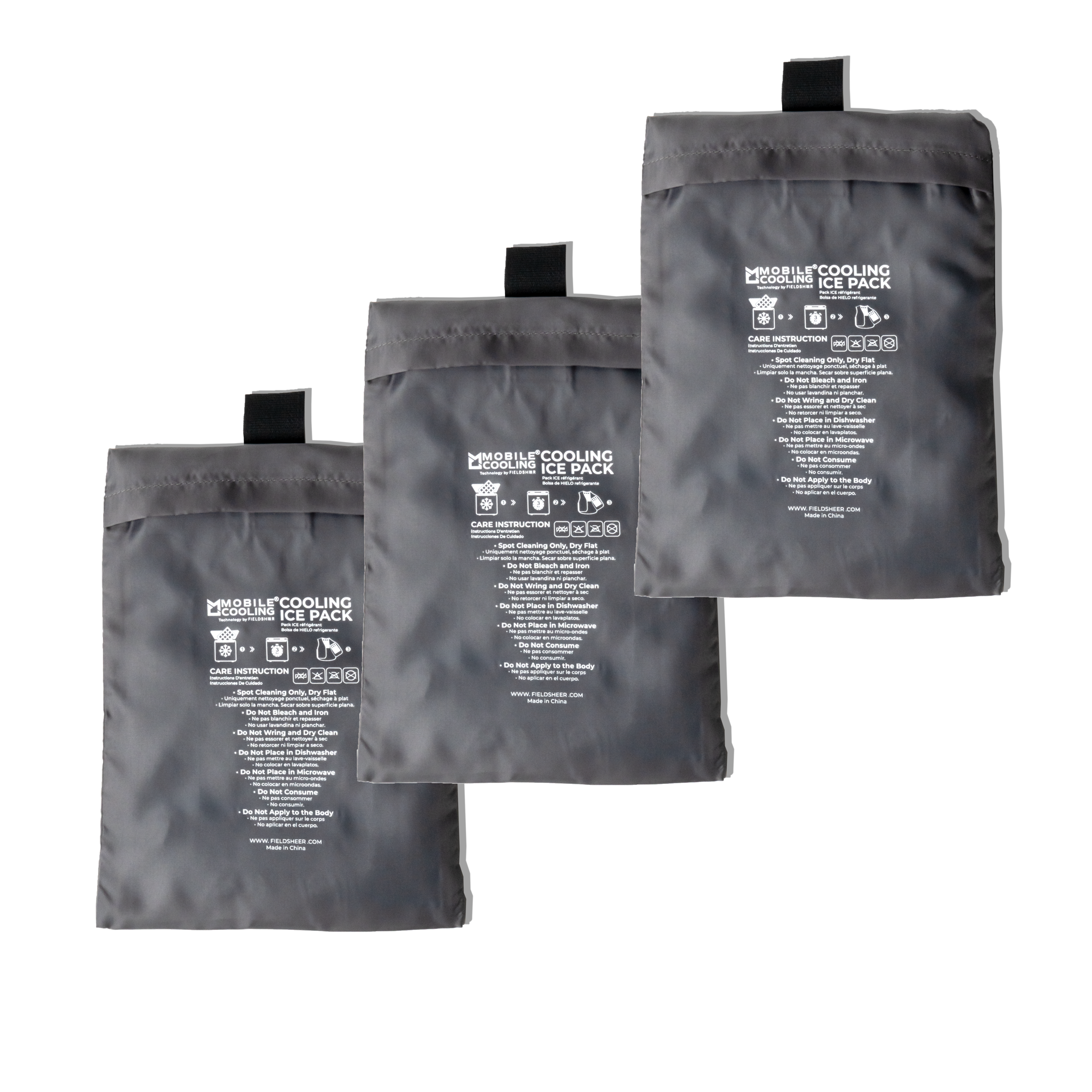 Ice Packs Mobile Cooling® - Reusable Gel Ice Packs for Injuries, Pain Relief & Coolers | Perfect for First Aid, Sports Recovery & Lunch Boxes