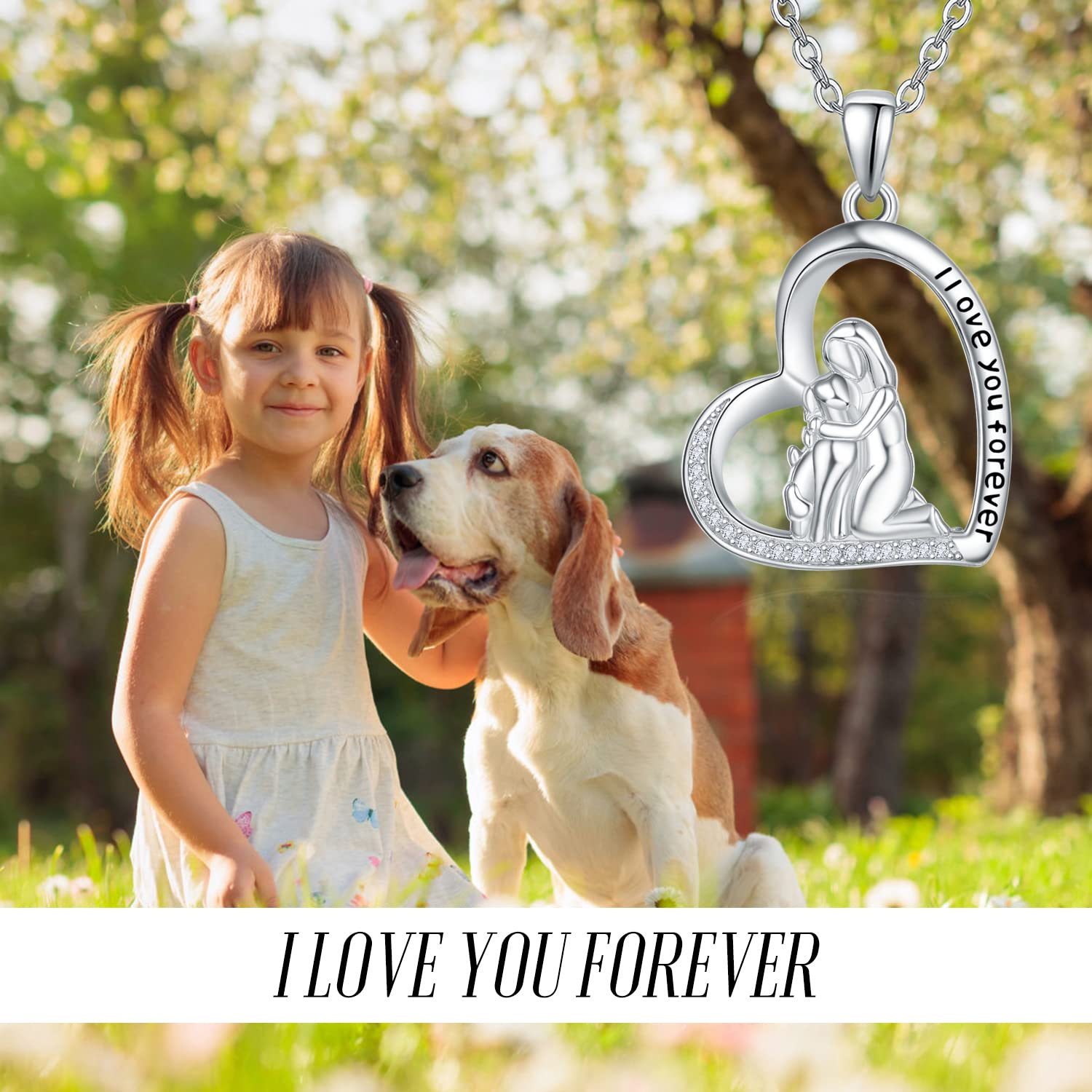 Sterling Silver Dog Necklace - Cute Animal Jewelry Gift for Women | Perfect for Pet Lovers, Dog Owners & Special Occasions