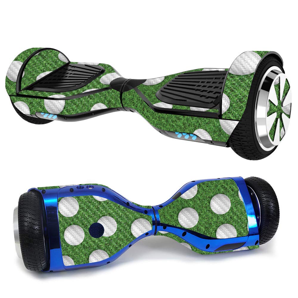 MightySkins Carbon Fiber Hoverboard Skin - Durable Protective Cover for Golf & Outdoor Use
