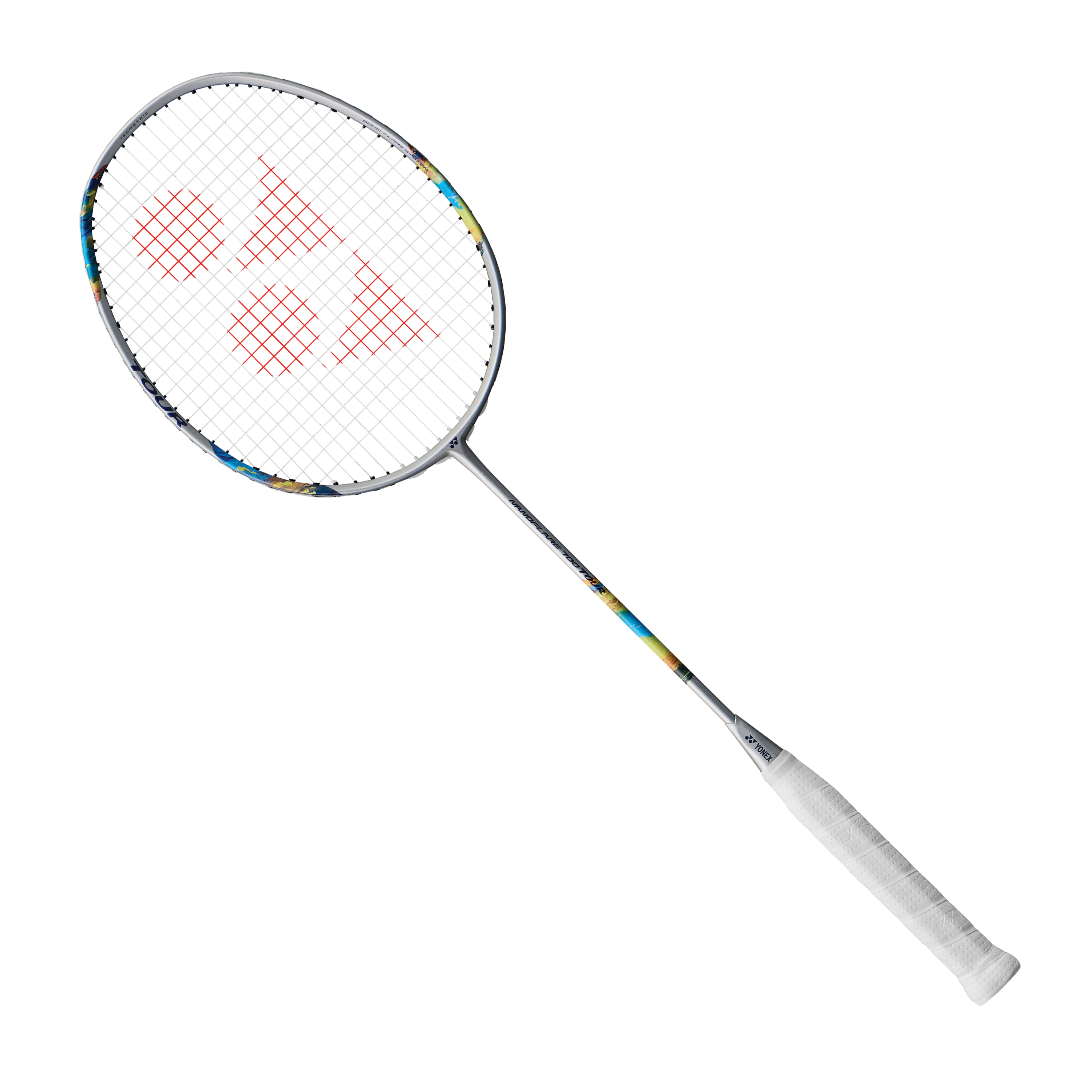 Yonex Nanoflare 700 Tour Badminton Racquet - Silver/Sky Blue (Unstrung) | Lightweight & Fast Swing | Perfect for Competitive Players & Tournaments