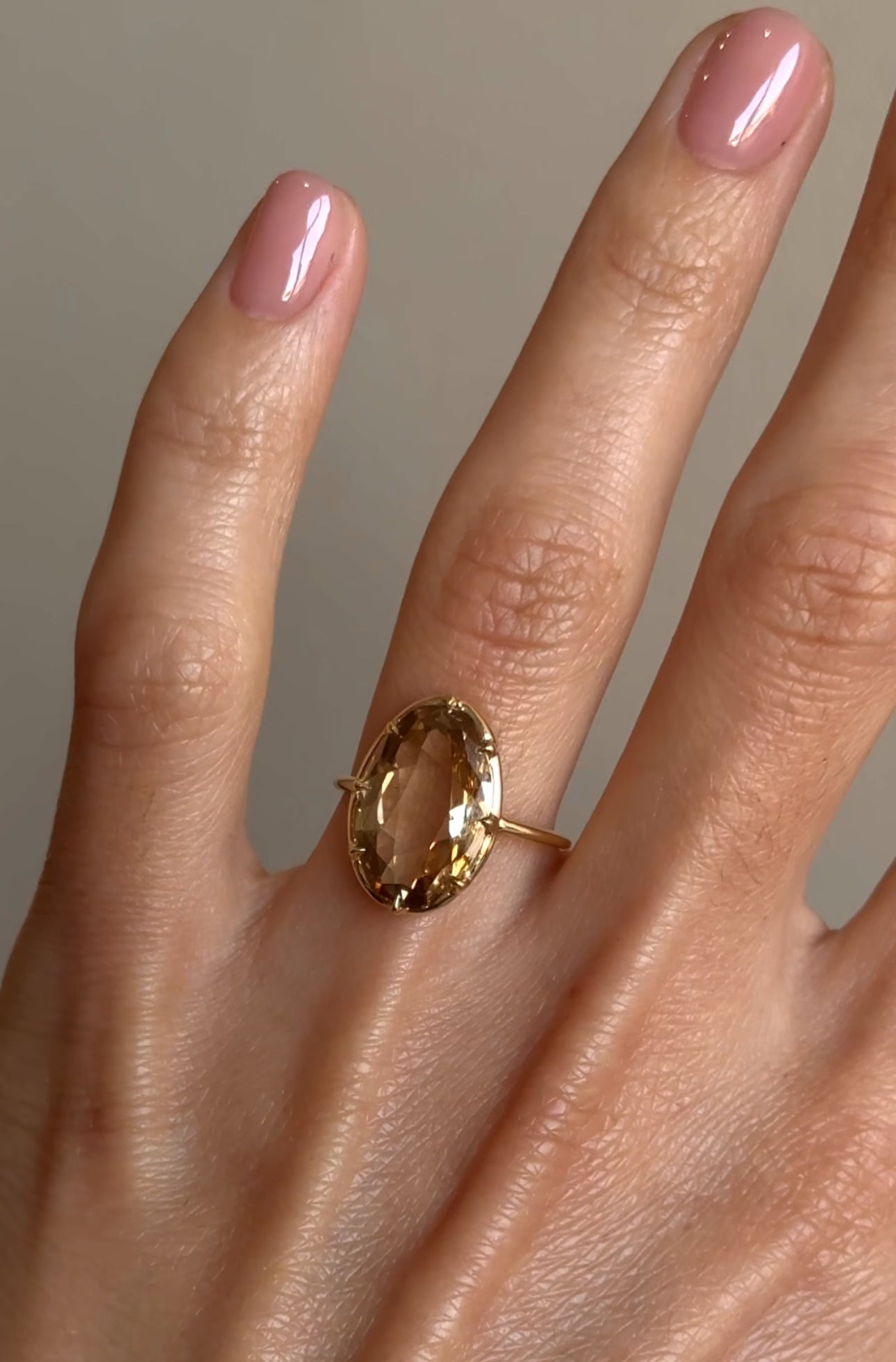Vintage Champagne Diamond Engagement Ring for Women - Unique Antique Style Wedding Band, Perfect for Proposals, Anniversaries & Special Occasions