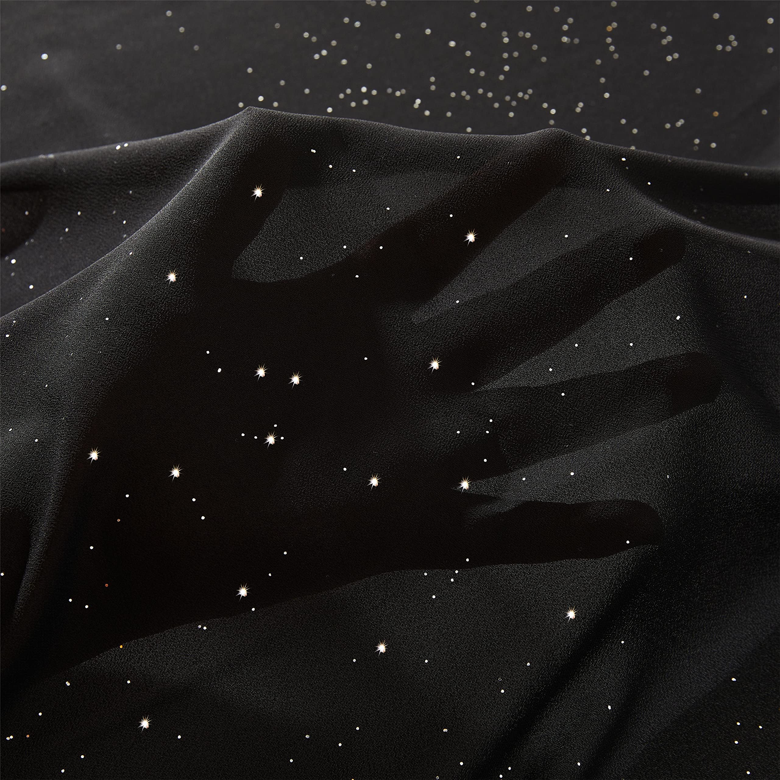 Elegant Sheer Chiffon Shawls & Wraps for Women - Soft Silky Sparkly Wedding Bridal Scarf - Perfect for Evening Dresses, Formal Events & Special Occasions