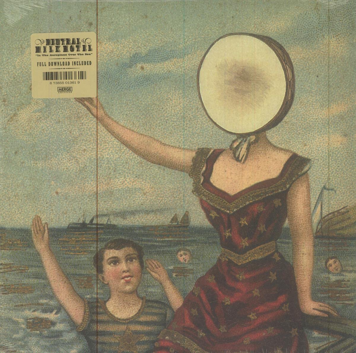 Neutral Milk Hotel: In The Aeroplane Over The Sea 180g Vinyl LP with Free MP3 Download - Perfect for Record Collectors & Indie Music Lovers