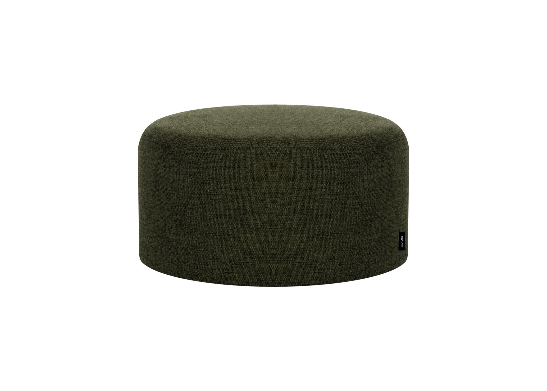 Handmade Folk Pouf Ottoman - Low Profile Olive Green Boho Floor Seating for Living Room, Bedroom & Nursery | Eco-Friendly & Stylish Home Decor