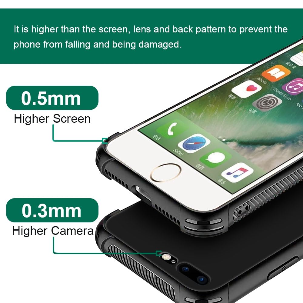 CARLOCA Skull Hand Holding Rose iPhone 7/8/SE 2020 Case - Shockproof Anti-Scratch Hard Back Cover for iPhone 7, iPhone 8, iPhone SE 2nd Gen - Trendy Protective Phone Case for Girls & Boys - Perfect for School, Work, and Everyday Use